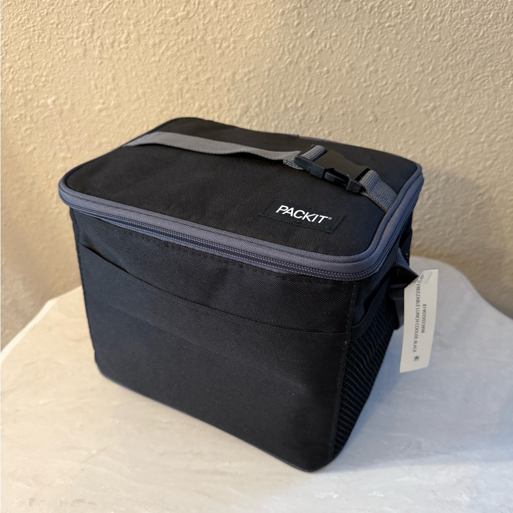 Black Insulated Lunch Bag